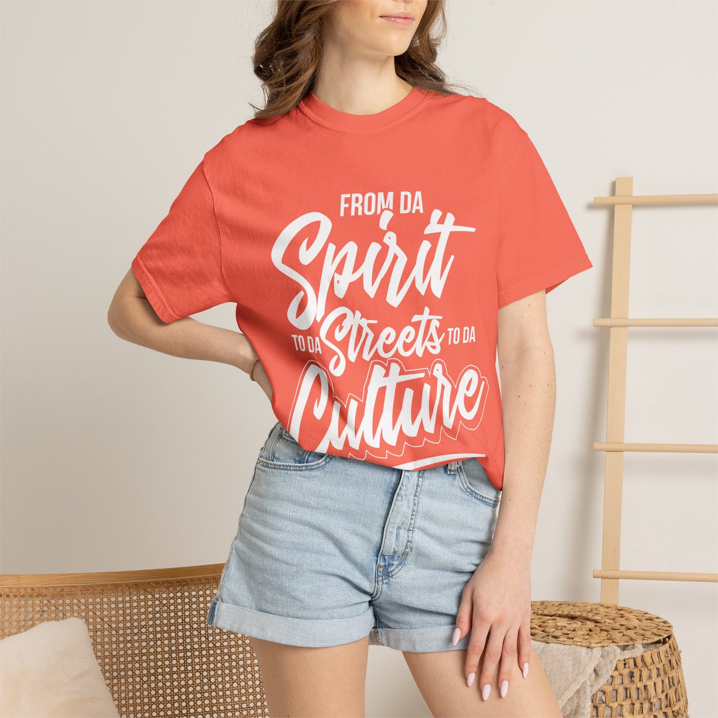 From Da Spirit to Da Streets to Da Culture T-Shirt | Script Typography