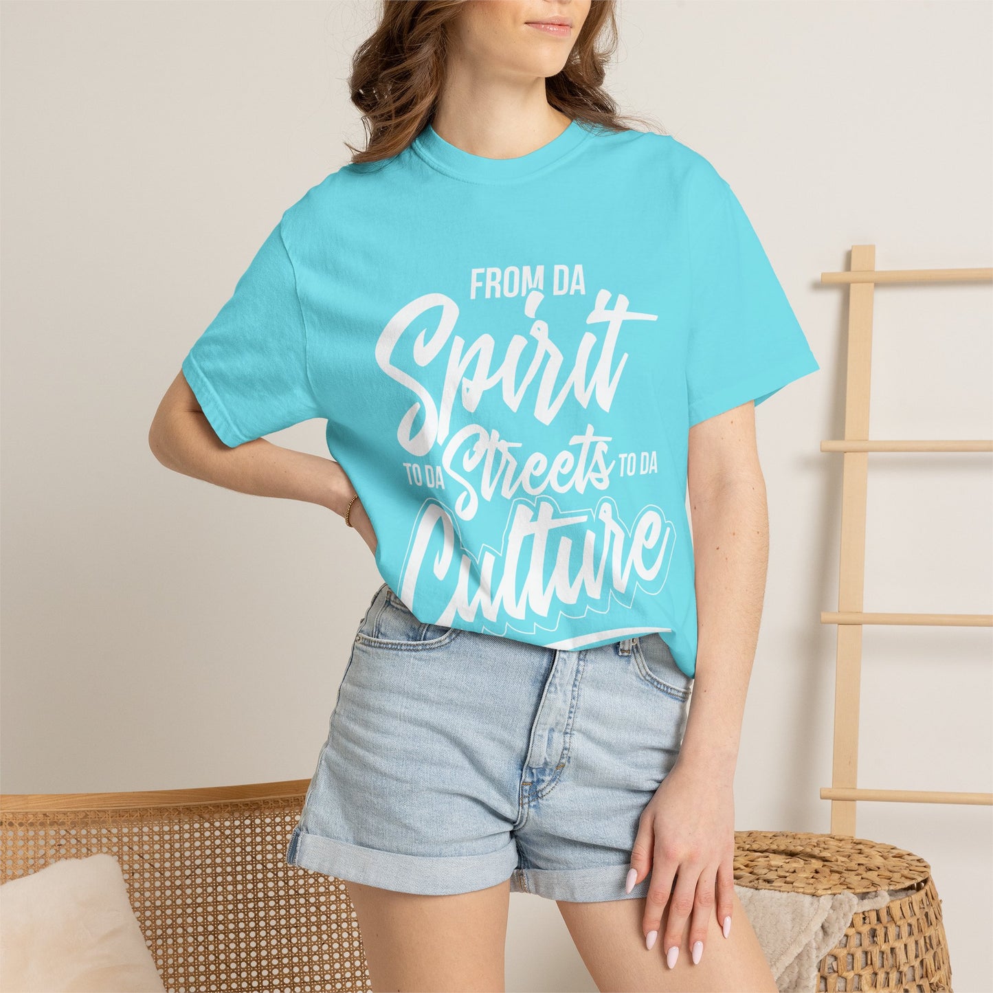 From Da Spirit to Da Streets to Da Culture T-Shirt | Script Typography